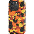 Orange Camo iPhone 16 Pro Max Impact Case